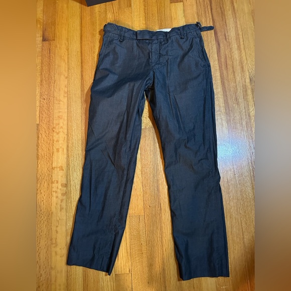 RAG & BONE  Buckle Cotton Trousers Pants size 29 (c5 - Picture 1 of 8